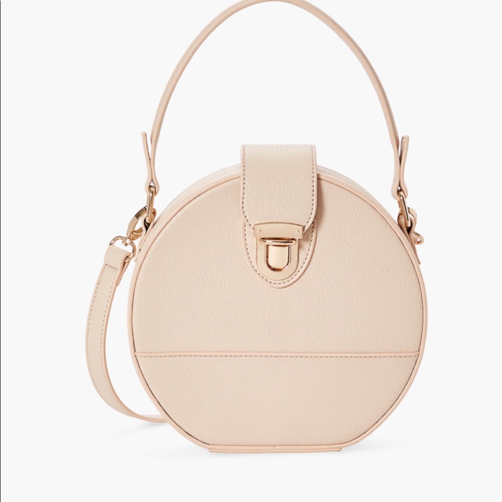 Cream crossbody bag